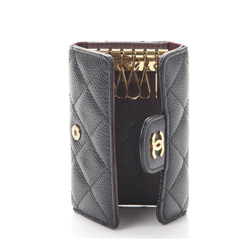 chanel key pouch price|Chanel 6 ring key holder.